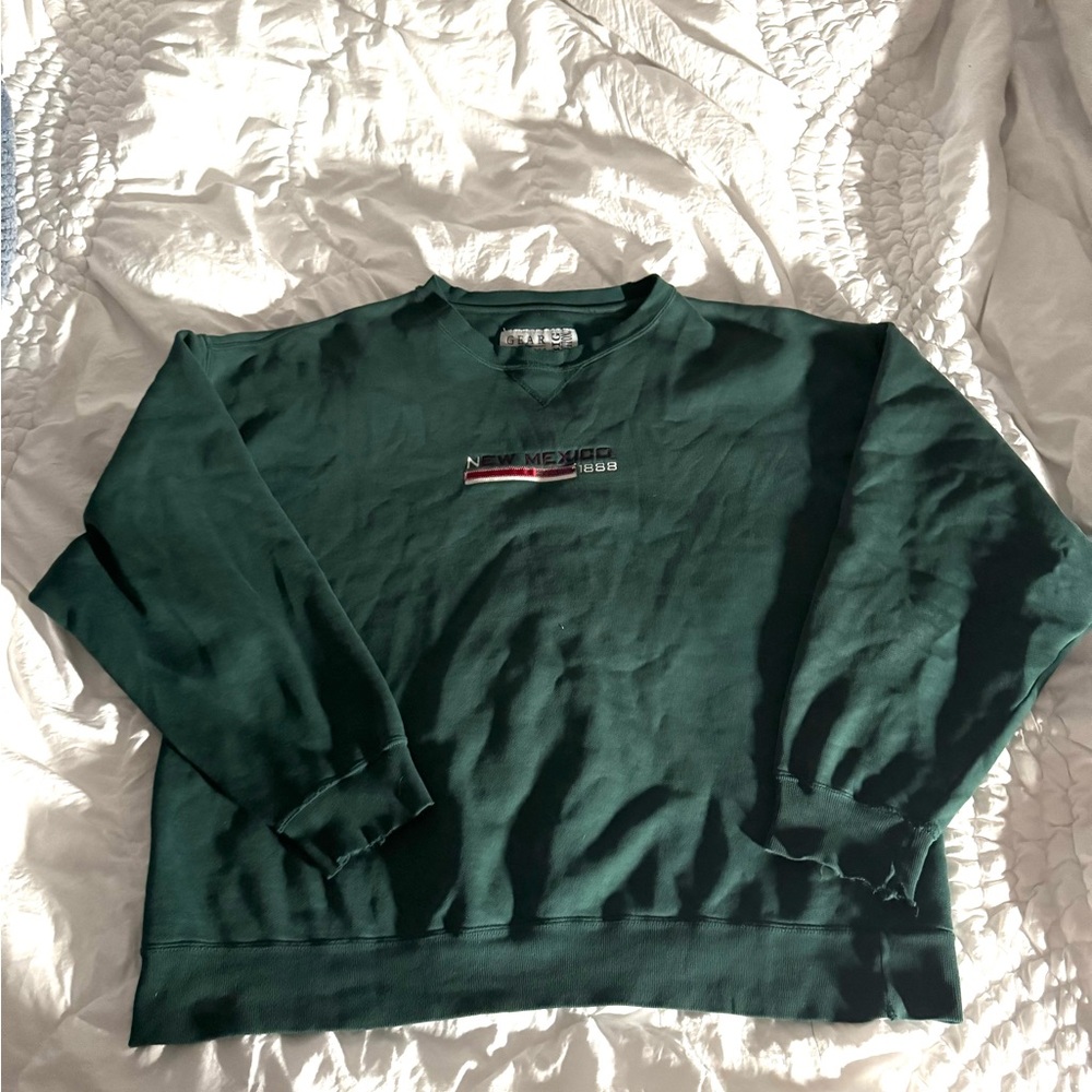 Gear For Sports Green Crewneck Sweater Relaxed Fit